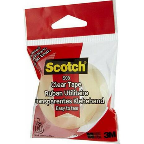 Κολλητική ταινία Scotch 3M Clear Tape 508 12mmx33m
